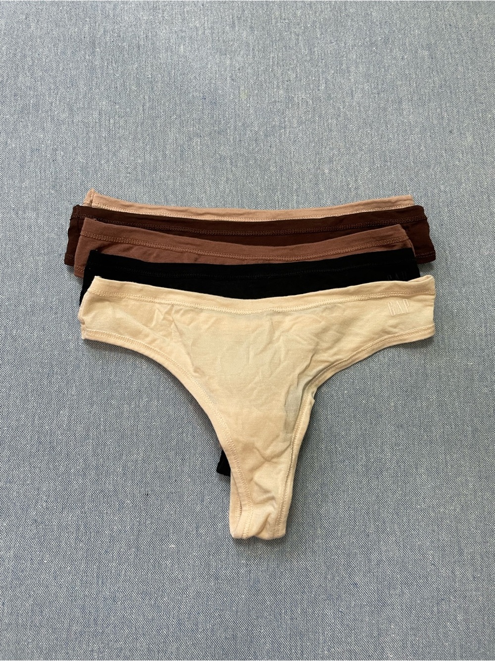 Gap Body Original Cotton Thong Panties Intimates Set Bundle Lot Size S